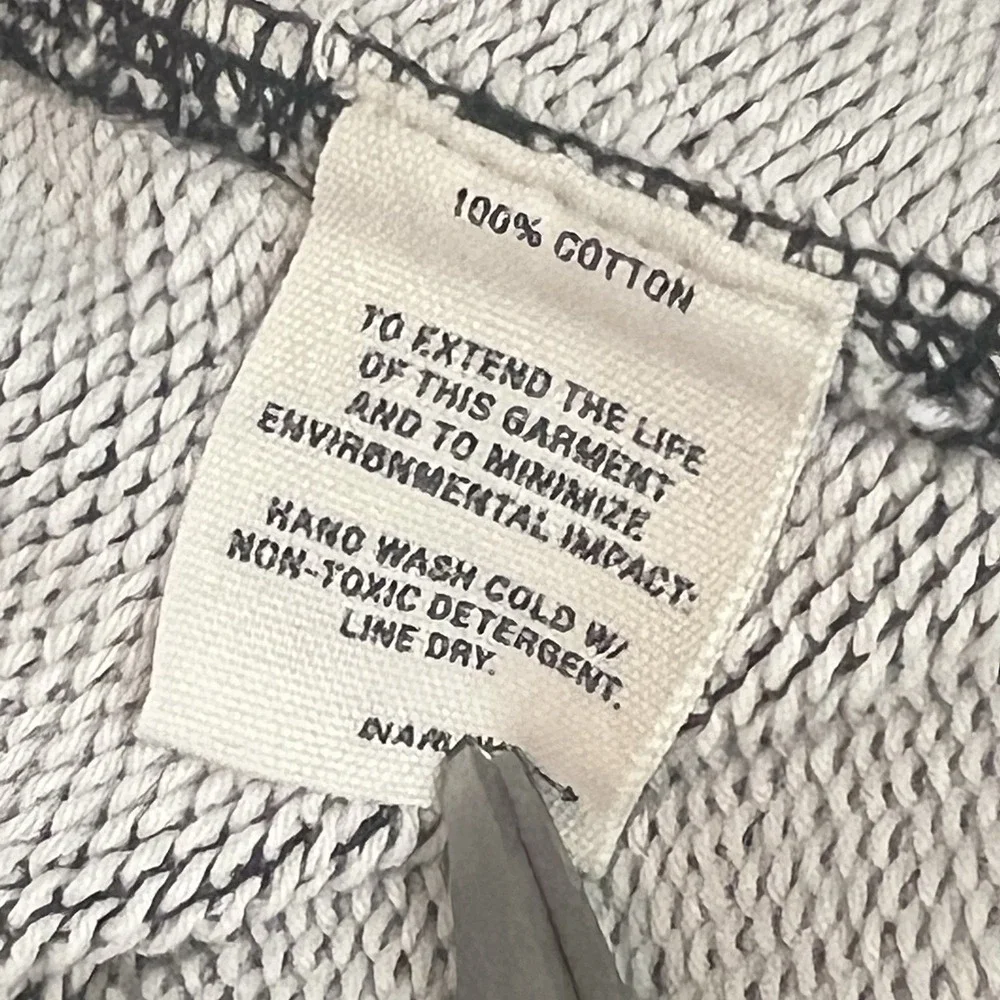 Alex Mill Jogger Sweatpants Men's Sz XL Black Tapered Slim Melange Cotton Jersey - Picture 8 of 13